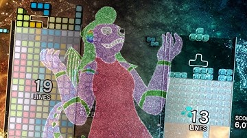 [Tetris Effect: Connected] I got a Kirbtris... IN A RANKED ZONE BATTLE MATCH