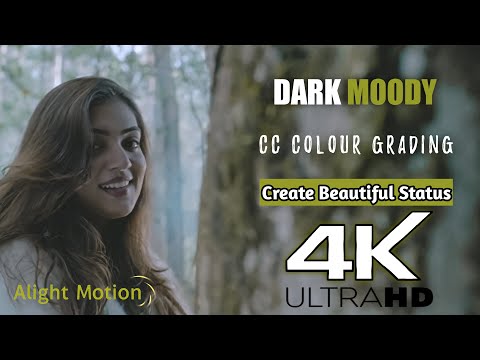 CC Dark Moody Colour Grading in Alight motion