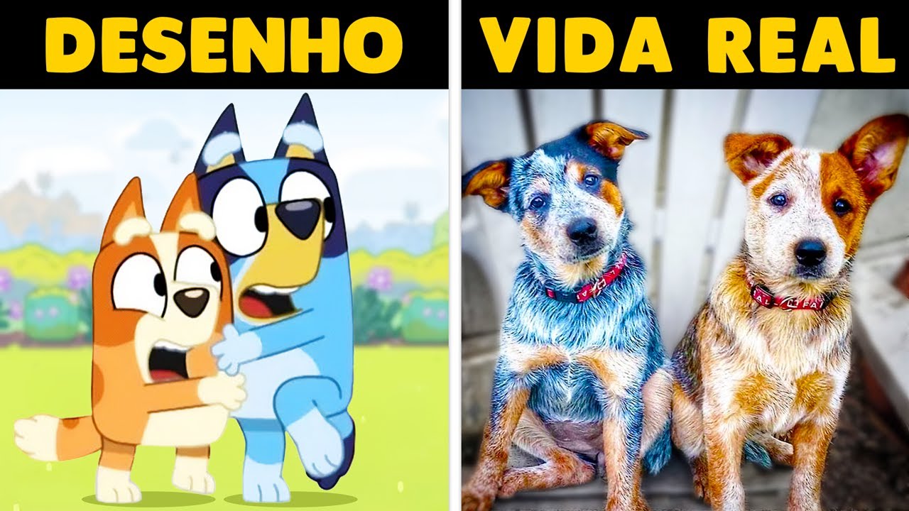 Personagens de Bluey que Existem na Vida Real (Parte 2) - YouTube