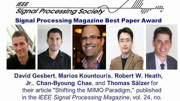 IEEE Signal Processing Society Awards 2013