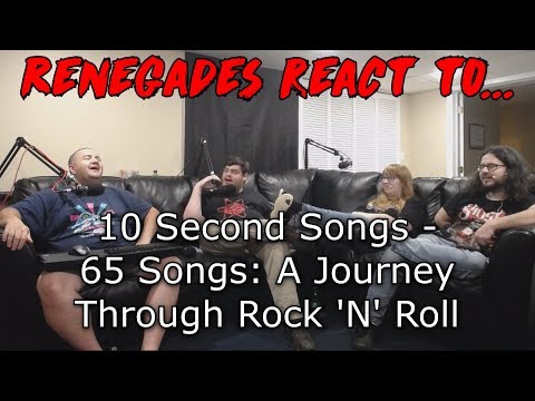 Renegades React to... 10 Second Songs - 65 Songs: A Journey Through Rock 'N' Roll