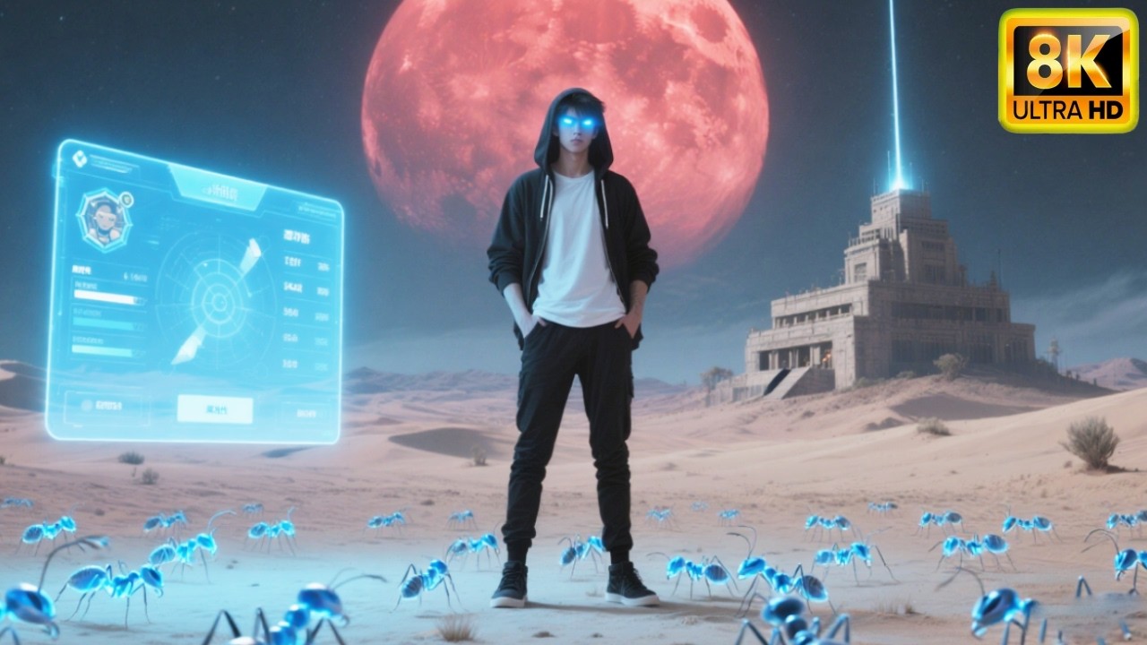 Kolsuz bir genç, karıncaları ezerek seviye atlayıp büyük usta oluyor!