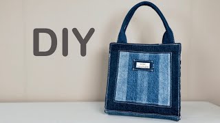 ハンドメイド✩.*デニムリメイク✩.ビックサイズトートバッグ✩.ボトルポーチ付き sddefault.jpg