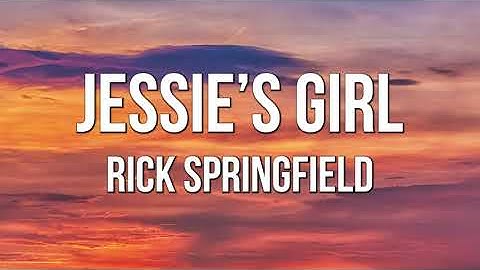 Jessie's Girl Lyric Video version - Lyric Video performance video thumbnail