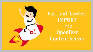 OpenText import connector for fast and flawless import into OpenText Content Server