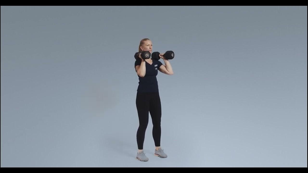 How to Push Press with Dumbbells YouTube