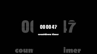 COUNTDOWN TIMER - #2 minutes / #120 seconds #shortsfeed #countdowntimer