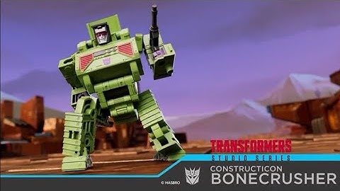 Transformers Studio Series 86 Constructicon Bonecrusher Trailer