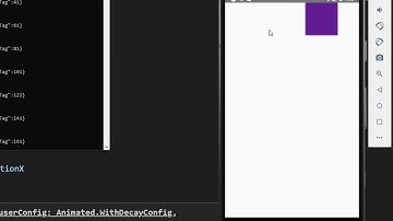 React Native Reanimated withDecay