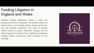 Funding - CH3 - Dispute Resolution