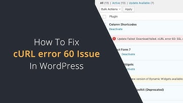 WordPress Update Failed Download failed | cURL error 60 SSL certificate problem, unable to update