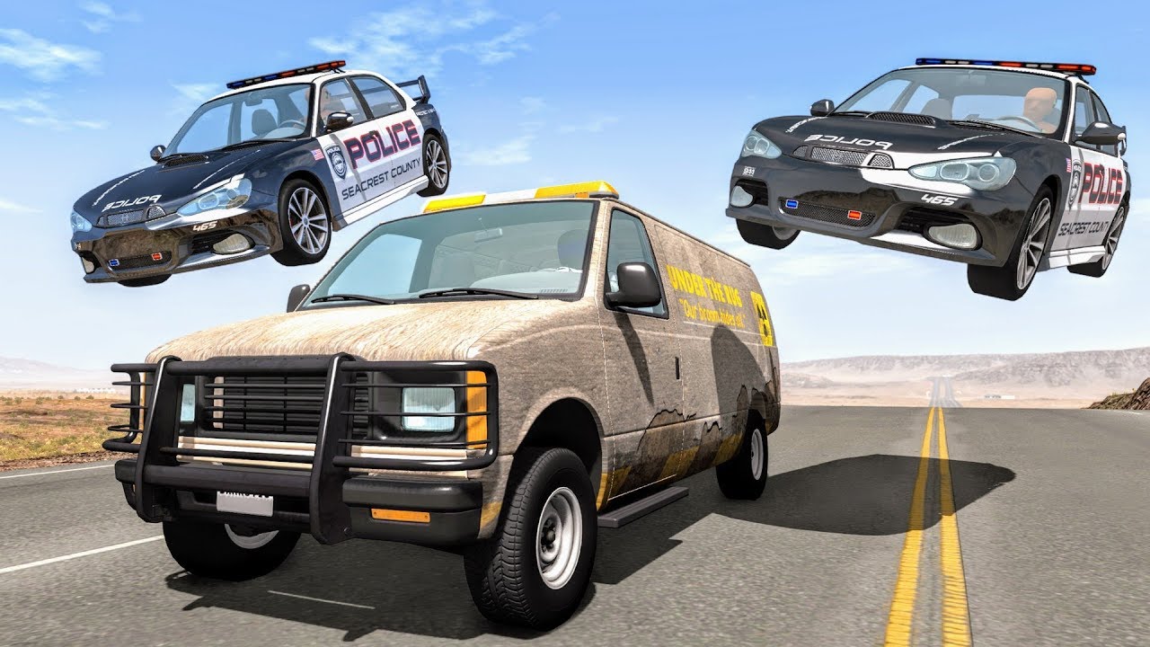games people play Crazy Police Chases #86 - BeamNG Drive Crashes