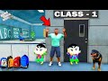 Shinchan and Franklin First Day at School in Game Class in GTA 5