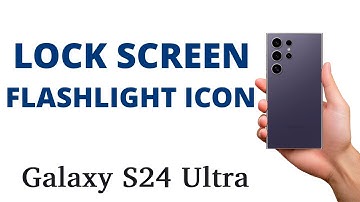 How to ADD a FLASHLIGHT ICON to LOCK SCREEN on the Galaxy S24 Ultra!