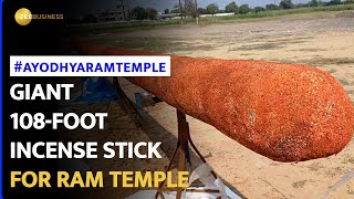 Ayodhya Ram Mandir: 108-Foot Incense Stick for Ayodhyas Ram Lalla