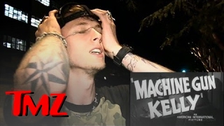 Video thumbnail of "Machine Gun Kelly -- WASTED in West Hollywood! | TMZ"