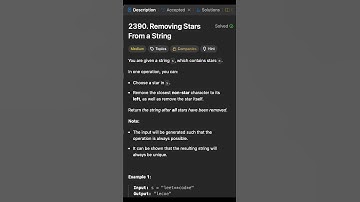 Big Tech Wants You To Know This Stack Trick! Leetcode 2390  - Removing Stars From a String