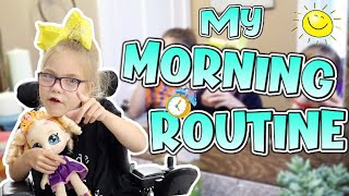 DALLAS MORNING ROUTINE☀️LIVING WITH CEREBRAL PALSY