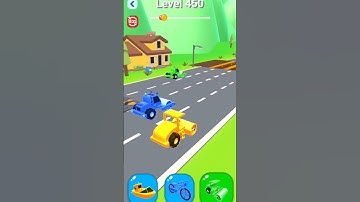 🚒Shape shifting #shortvideo level 450 Shape shifting transform funny racing mobile android gameplay