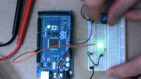 Arduino, led, potenziometro