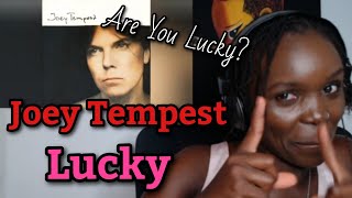 African Girl Reacts To Joey Tempest - Lucky