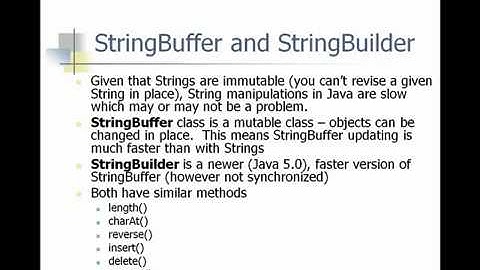 Strings and Formatting