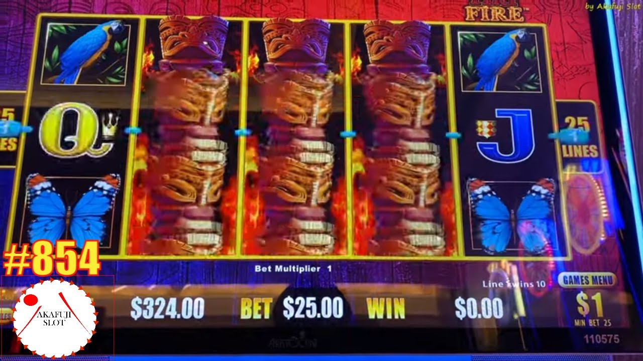 Huge Win💖JCKPOT HANDPAY Lightning Cash Tiki Fire Slot High Limit