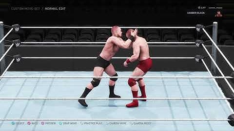 WWE 2K20 create a moveset rebranding xander black