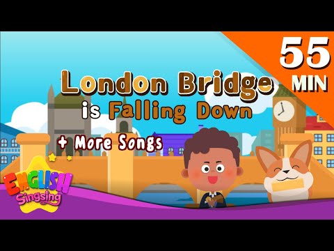 London Bridge is <strong>Falling</strong> <strong>Down</strong> + More Nursery Rhymes | Fast Song | Kids Songs by English Singsing