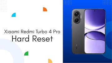 Hard Reset Xiaomi Redmi Turbo 4 Pro🔧 | Bypass Lock, Pattern, FRP & Google Account Easy