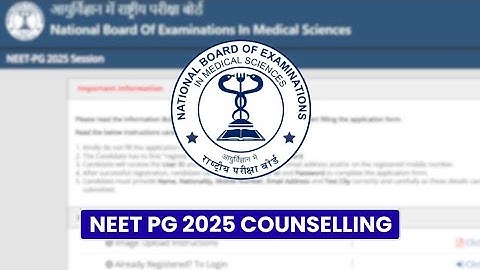 NEET PG 2025 Counselling: Eligibility, Process, Fee and How to Apply?