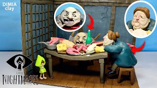 THE GUESTS and The Guest Area of The Maw - Little Nightmares room diorama - Part 3 | by Dimia Clay