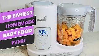 Grownsy All-in-One Baby Food Maker. The Easiest way to make homemade baby food!