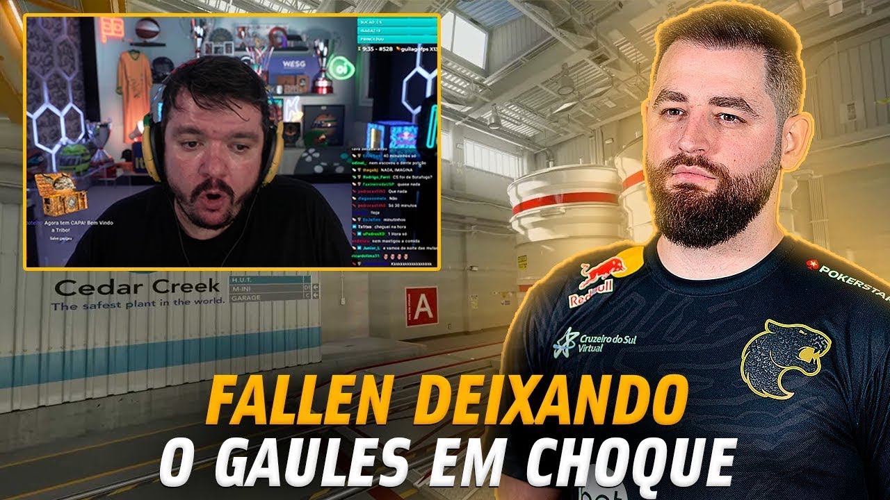 25 vezes que o Fallen chocou o Gaules e a Tribo | Melhores momentos no CS2 e CS:GO Atualizado