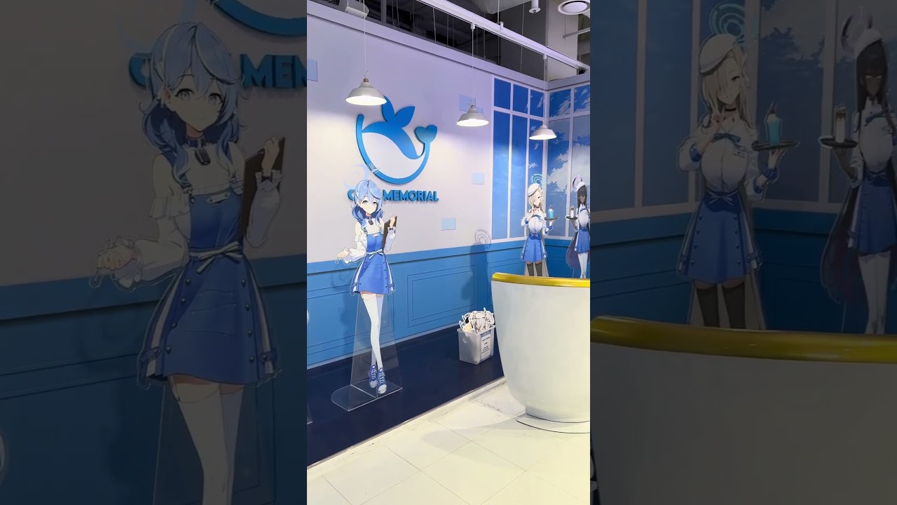 【ヨンサンカフェメモリアル2】等身大 【Yongsan Cafe Memorial2】 Blue Archive Life-size Stand 