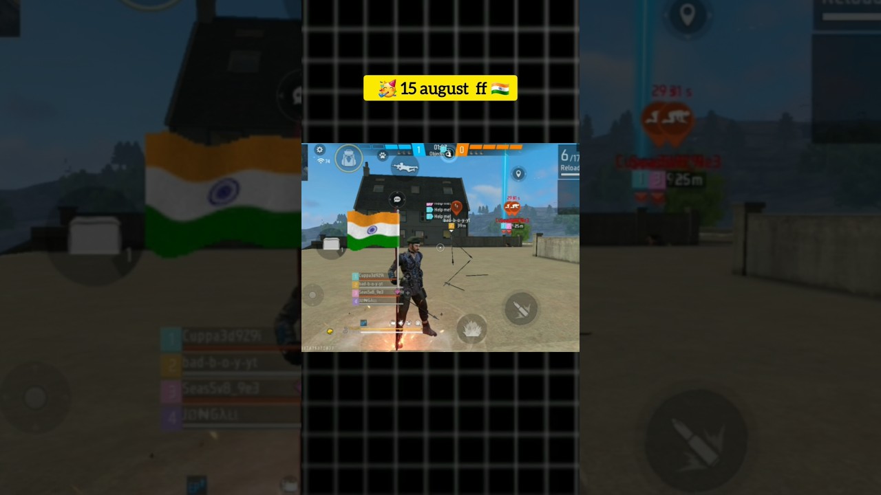 15 august ff max  independence day 🇮🇳👍