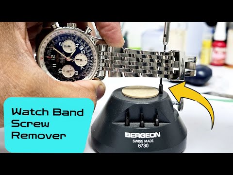 How to Remove Watch Bracelet Both-Side Screws | Watch Bracelet Band Screw Holding Base