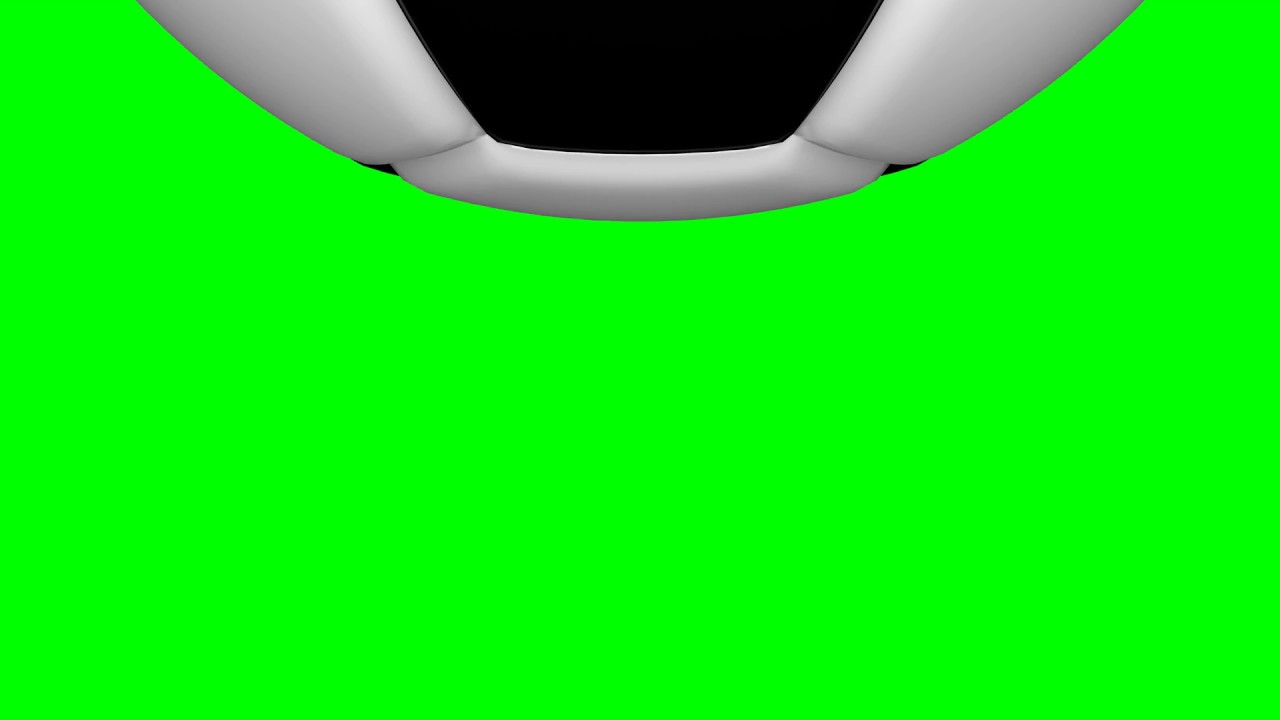 4K Green Screen Rolling Soccer Ball Transition YouTube