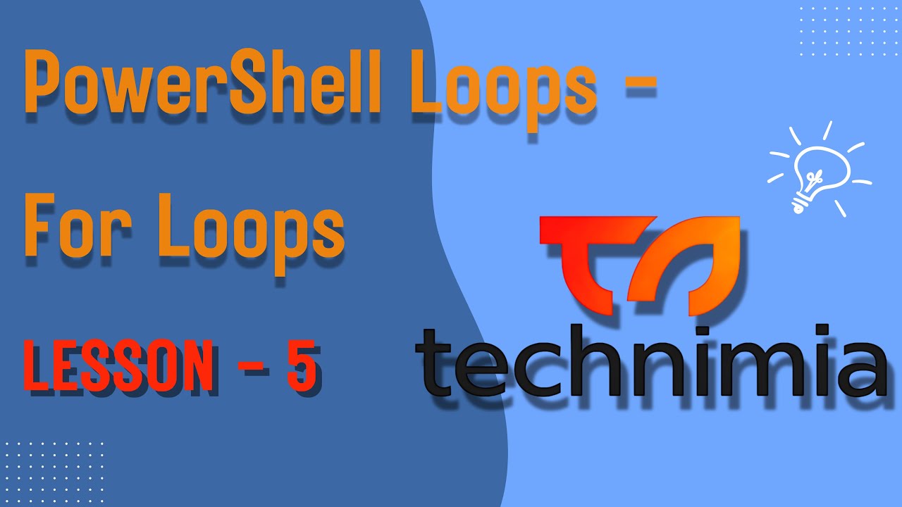 PowerShell For Loop Tutorial | Lesson 5 | Real-World Examples for ...