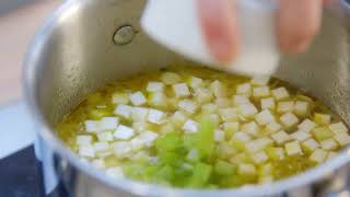 Root vegetable ramen with potato noodles by Richard Bainbridge