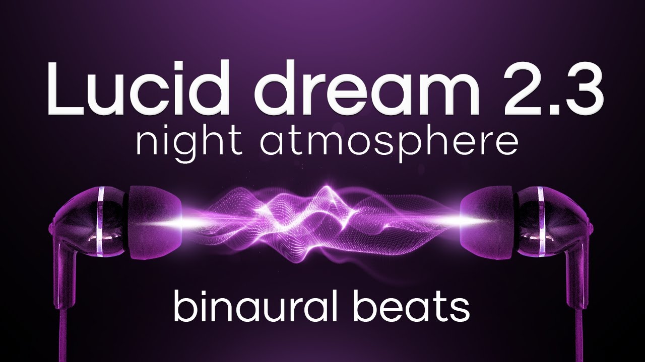 Binaural Beats for Lucid Dreaming with Night Atmosphere: Theta Waves at 4Hz - Black Screen