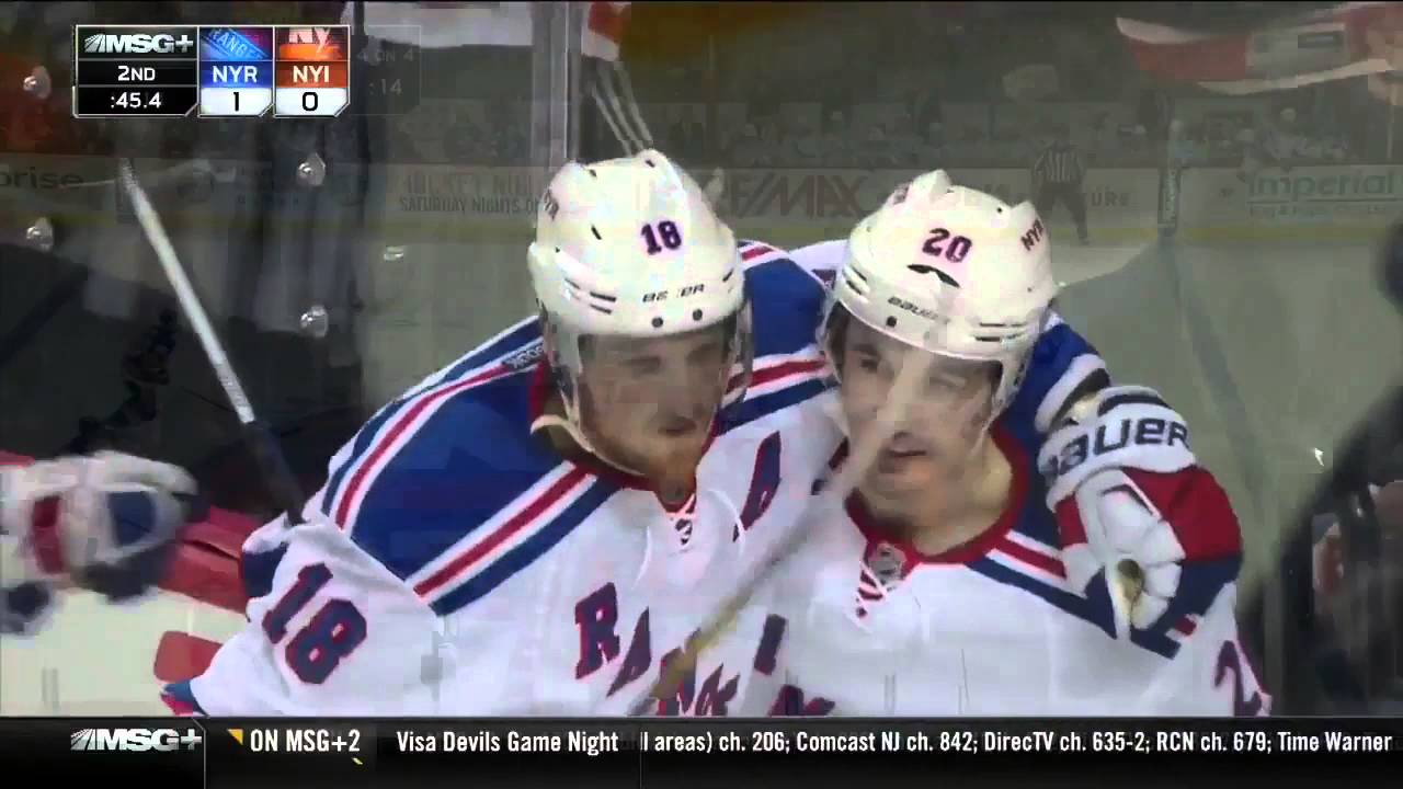 Rangers @ Islanders Highlights 01/14/16 