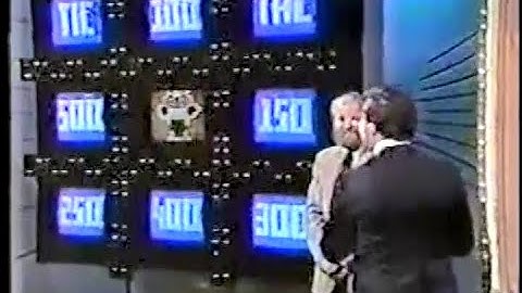 Tic Tac Dough 1982 - Bill at the Bonus Game