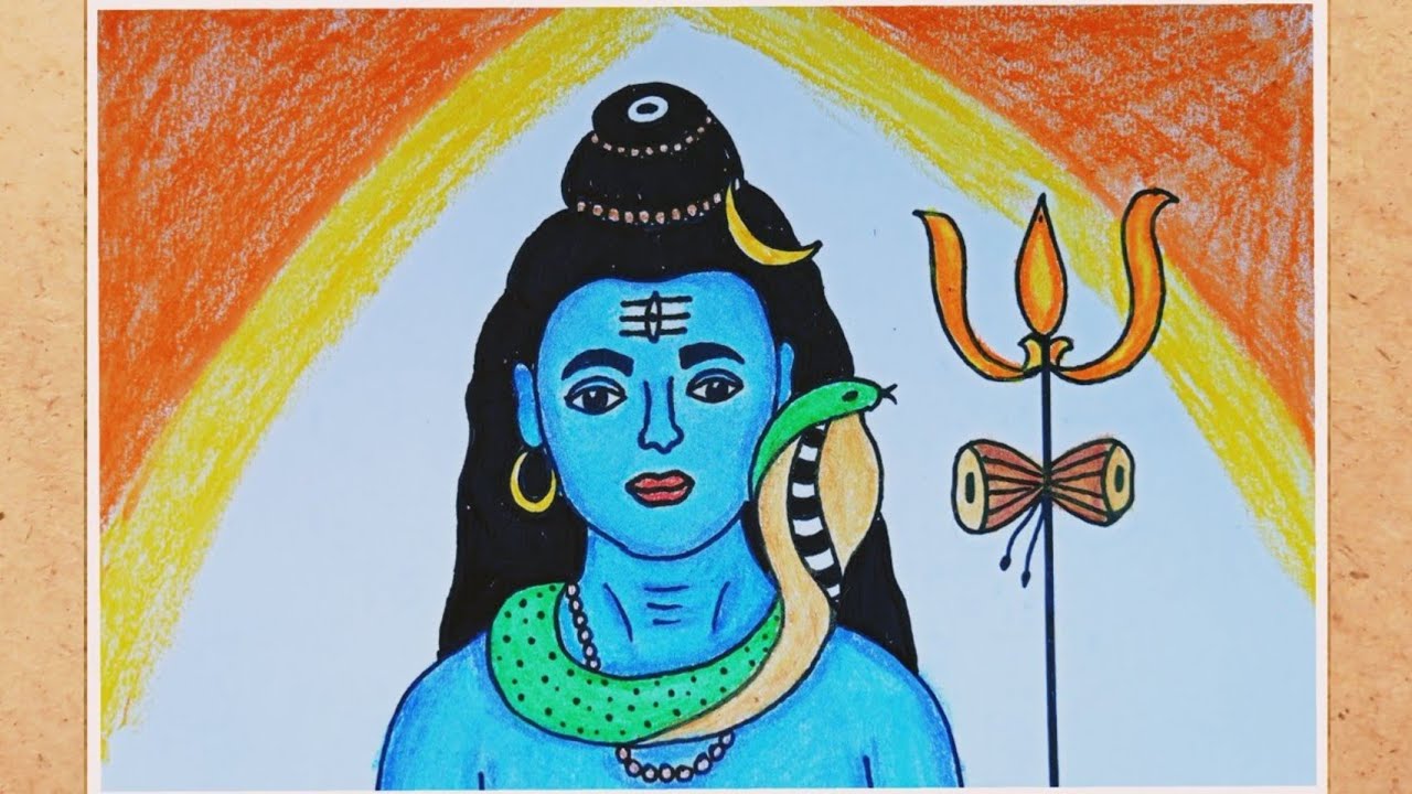 How to draw lord shiva | Shivratri drawing | Shiva sketch | Bholenath  drawing | Mahadev drawing | Shiv Shankar drawin… | Drawing for beginners,  Drawings, Lord shiva