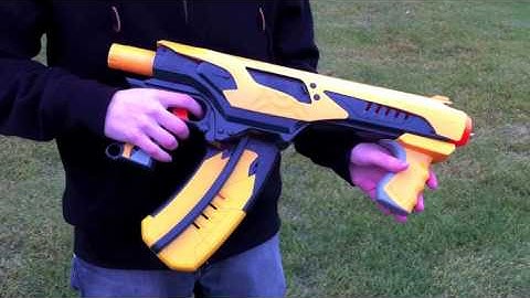 Nerf Dart Tag Quick 16 - Range Test (Stock)