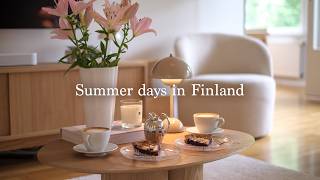 Summer Days in Finland 🇫🇮 | Cozy Home Days, Grocery Shopping & Slow Living