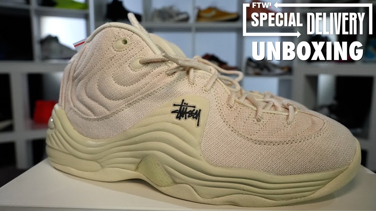 This new STUSSY x AIR PENNY 2 collab is so weird in the coolest