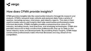 Unlocking Insights with CFMA