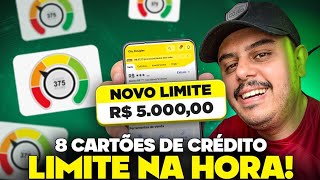 ✅ 8 CARTÕES DE CRÉDITO que Aprovam NA HORA com Limite (Fácil Aprovação).