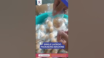 Single Laddu Packaging Machine Demo | Horizontal Flow Wrap Machine by Ascent Packaging Systems